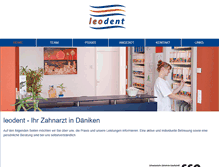 Tablet Screenshot of leodent.ch